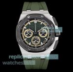 Super Clone LS Factory Audemars Piguet Royal Oak Offshore 26420 Green Dial 43mm Watch 
